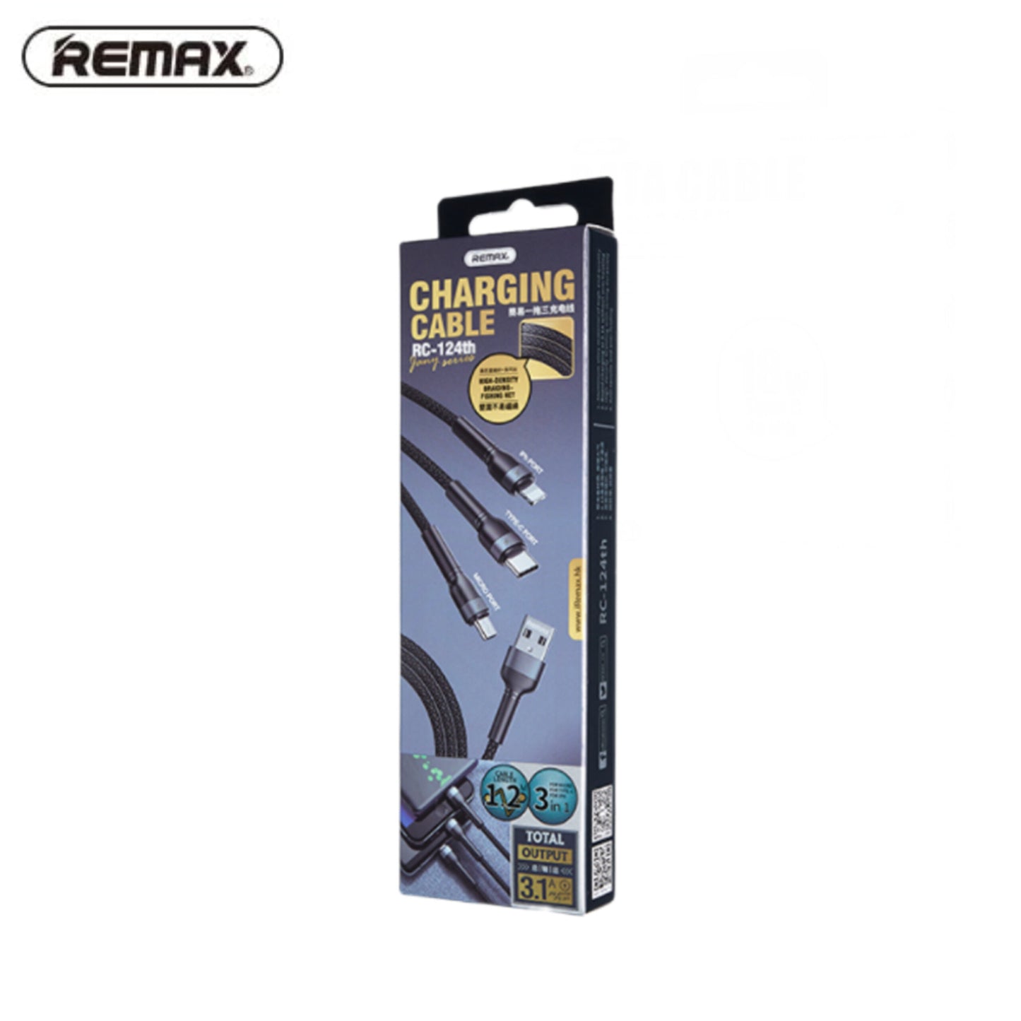 Remax 3 in 1 charging cable