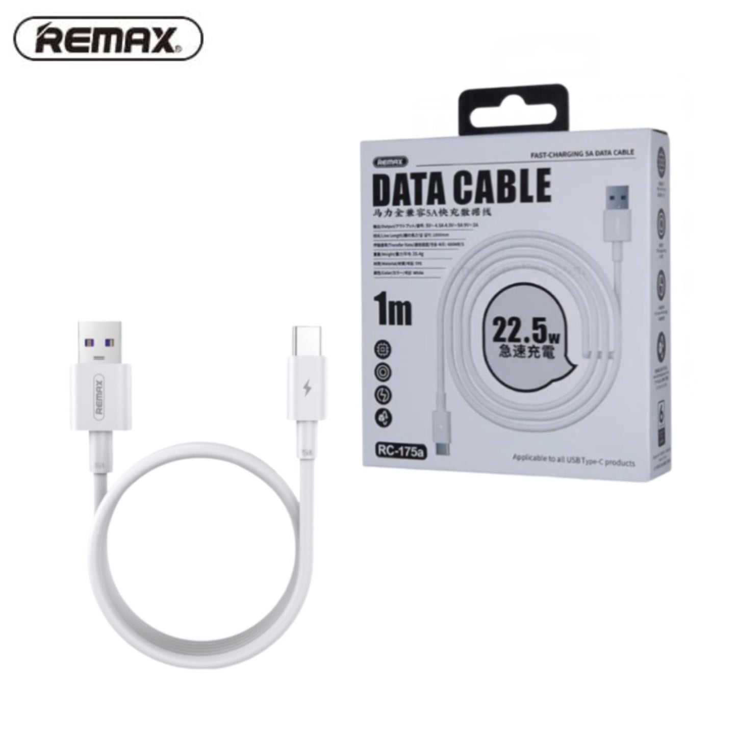 Remax Fast charging cable USB to type C