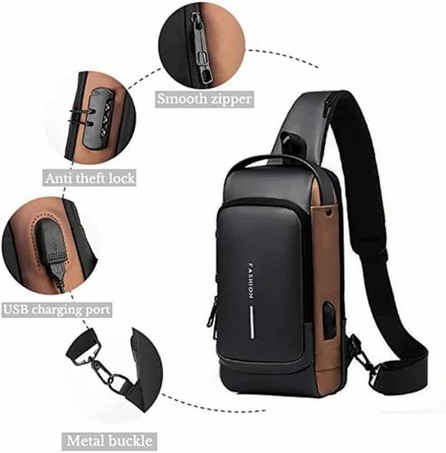 Fashionable Male Chest Bag