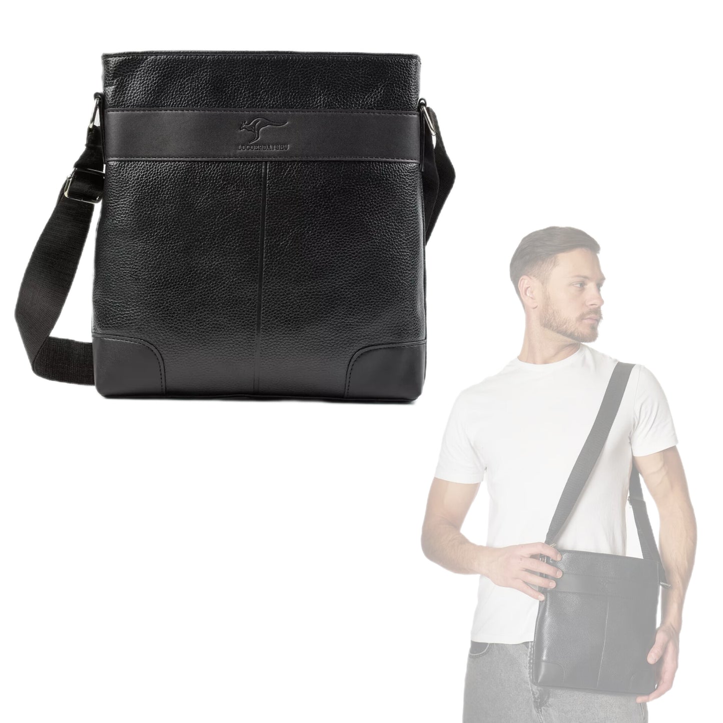 Men’s Leather Crossbody Bag